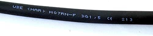 H07RN-F Gummileitung 3x1,5 mm² 3g1,5 Gummischlauchleitung Kabel Leitung Aussenbereich 15m 3x1,5; 15m
