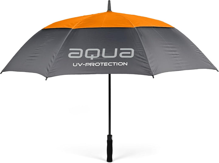 BIG MAX I-Dry Aqua Golf Regenschirm mit UV Schutz - 100% Wasserdicht (Orange)