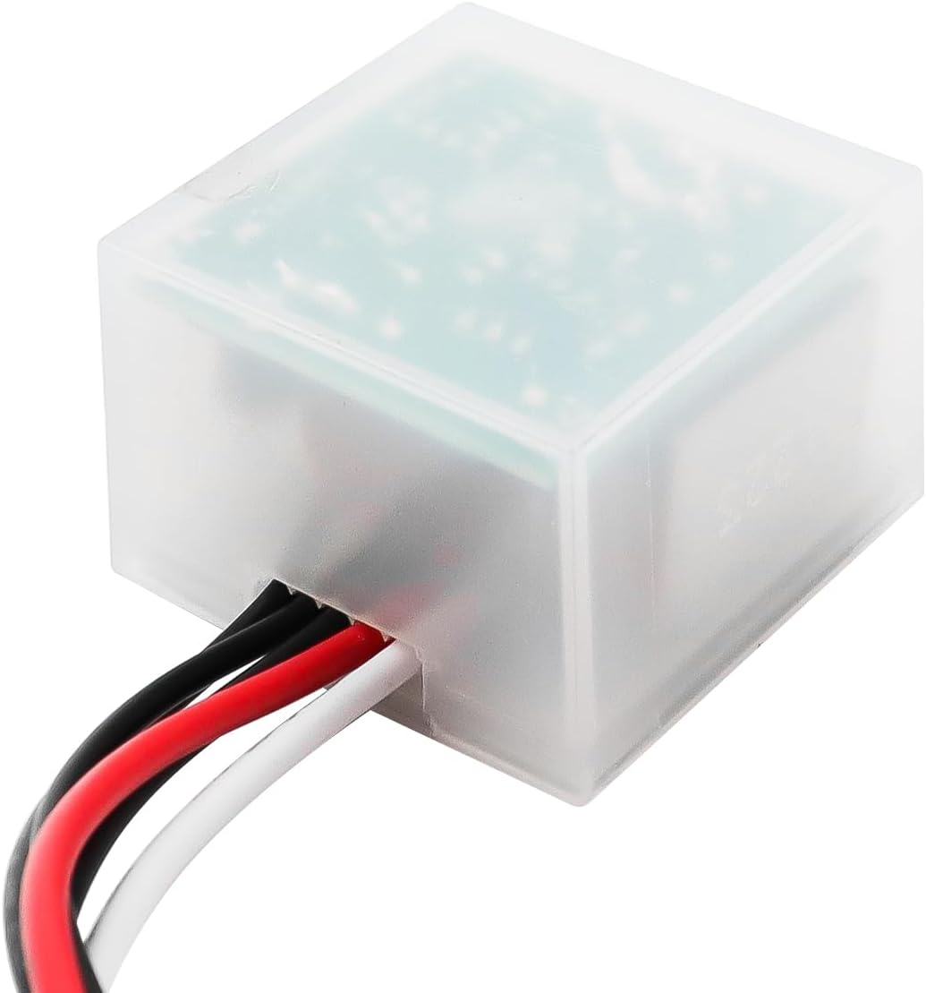 Wasserdichter LED Lichtschalter für den Aussenbereich mit mit 20 mm Gewinde IP65 Dämmerungssensor fü
