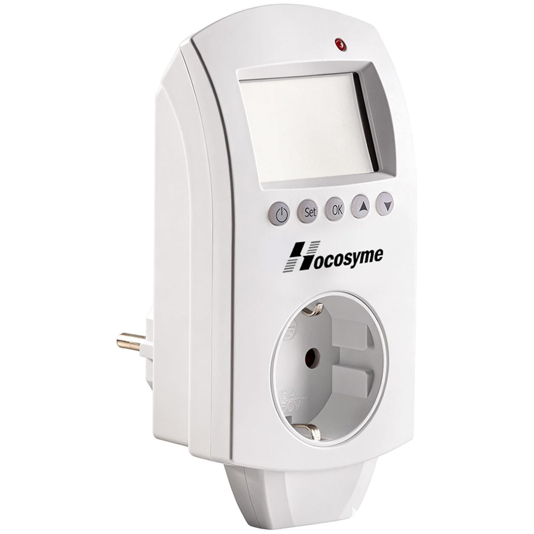 Hocosyme Infrarotheizung Thermostat Steckdose, Steckdosenthermostat Programmierbare für Elektrische