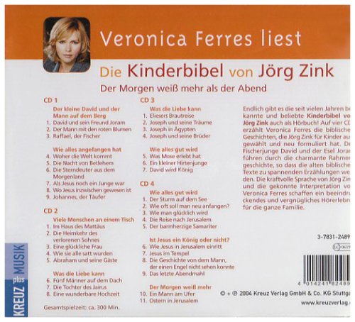 Die Kinderbibel Von Jörg Zink, Audio-CD