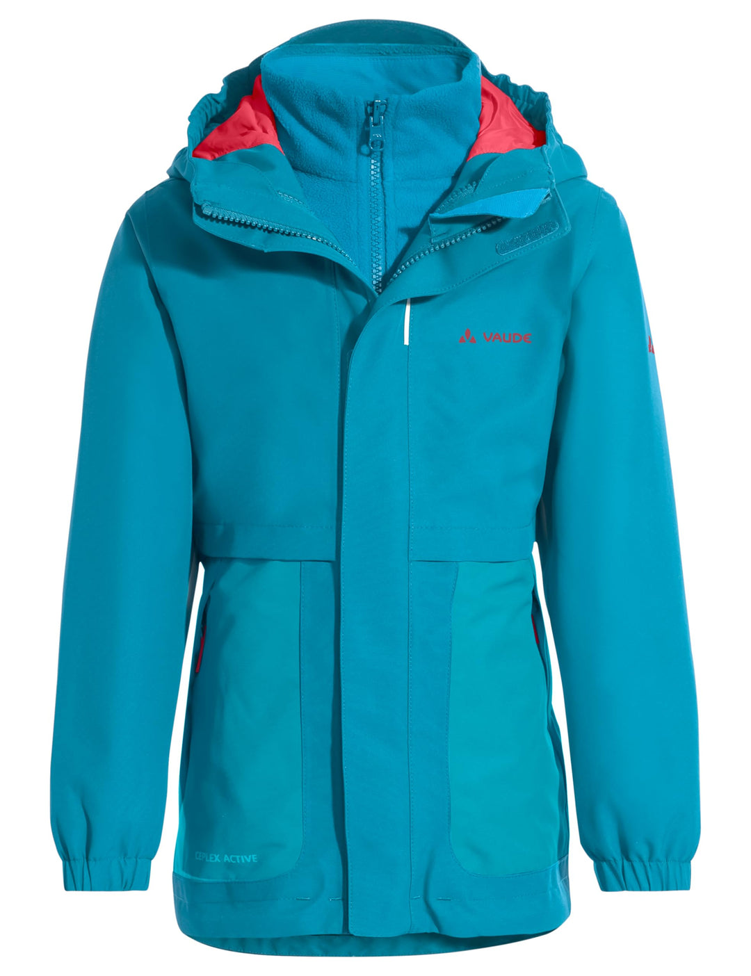 Kids Campfire 3in1 Jacket Girls 98 arctic blue, 98 arctic blue