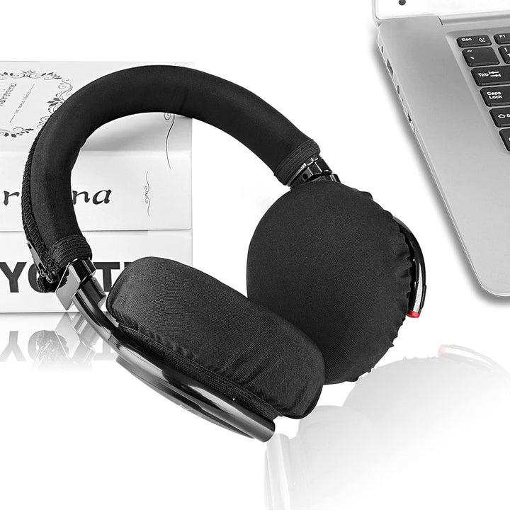 Geekria 20Pairs Ohrhörerabdeckungen aus flexiblem Stoff, Dehnbare, waschbare Sanitär-Ohrmuschelschut