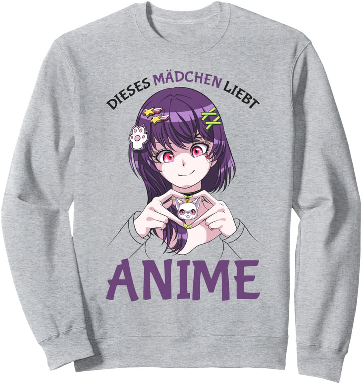 Anime Mädchen Manga Anime Merch Kinder Sweatshirt