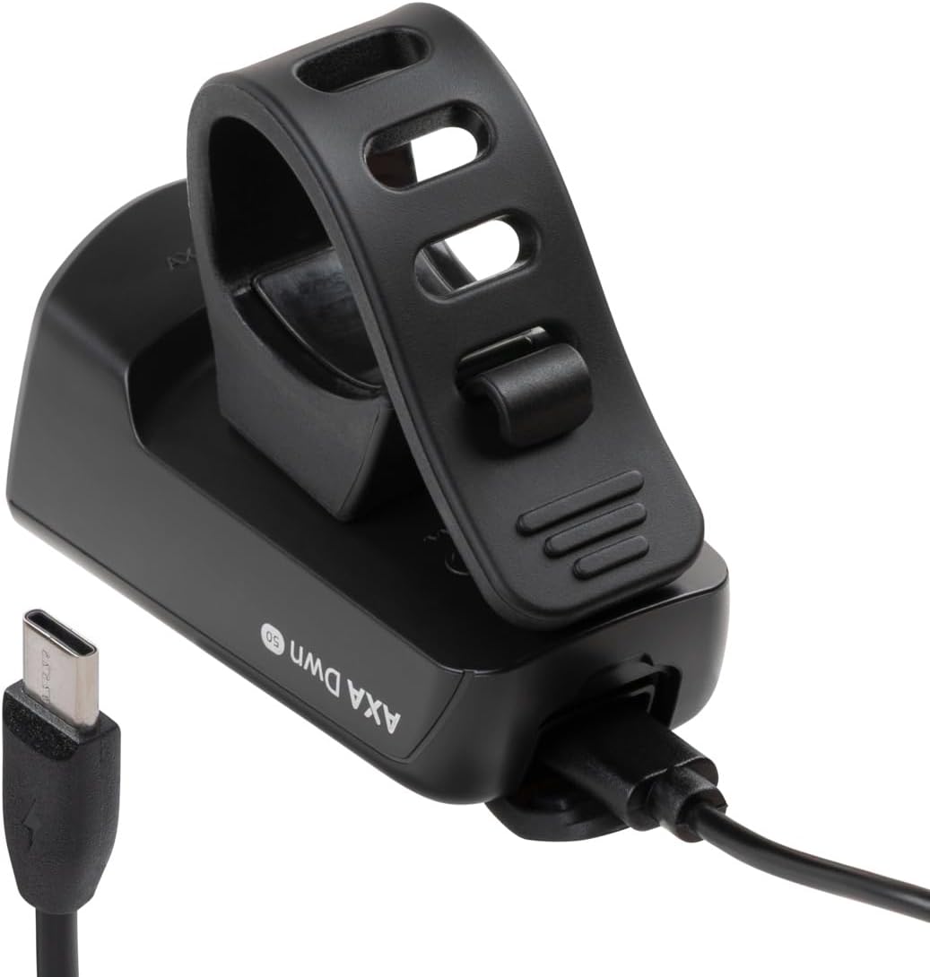 AXA Dwn 30/50 Lux Fahrradlichter – USB aufladbar Dwn 50 Lux Frontlicht, Dwn 50 Lux Frontlicht