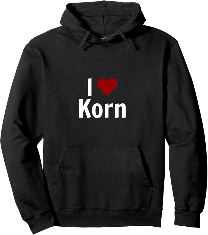Ich liebe I love Korn Gin Lustig Saufen Spruch Mallorca Pullover Hoodie