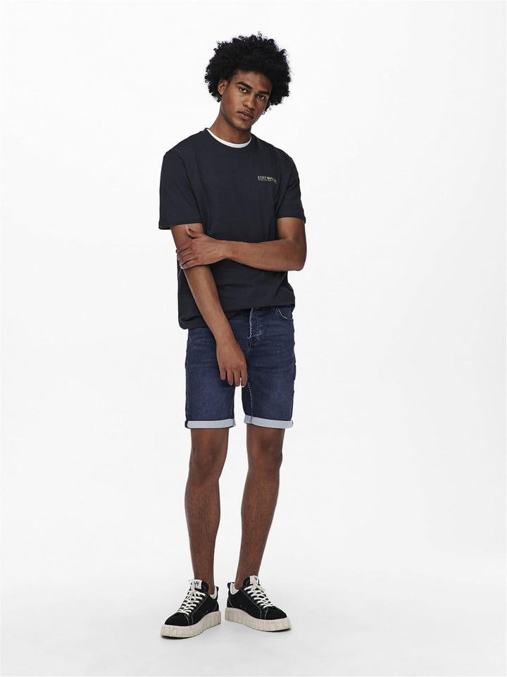 ONLY & SONS Herren Jeans-Shorts, M