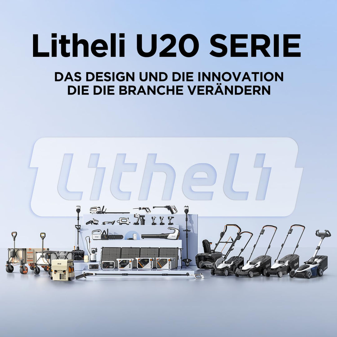 Litheli Farbsprühsystem, Farbsprühgerät mit bürstenloser Motor, mit 3 Sprühmuster und 4 Düsen, inklu