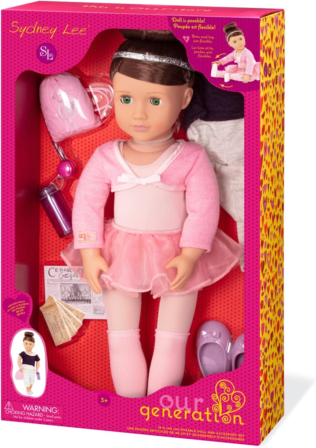 Our Generation BD31099Z Deluxe Sydney Lee Doll Feinstrumpfhose, Feinstrumpfhose