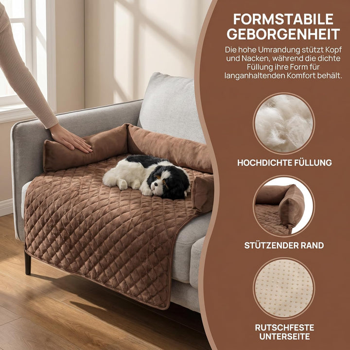 OKYUK Hundebetten Hundekissen - Sofaschutz, handgefertigtes Hundebett waschbar, hundekissen，Couchkis