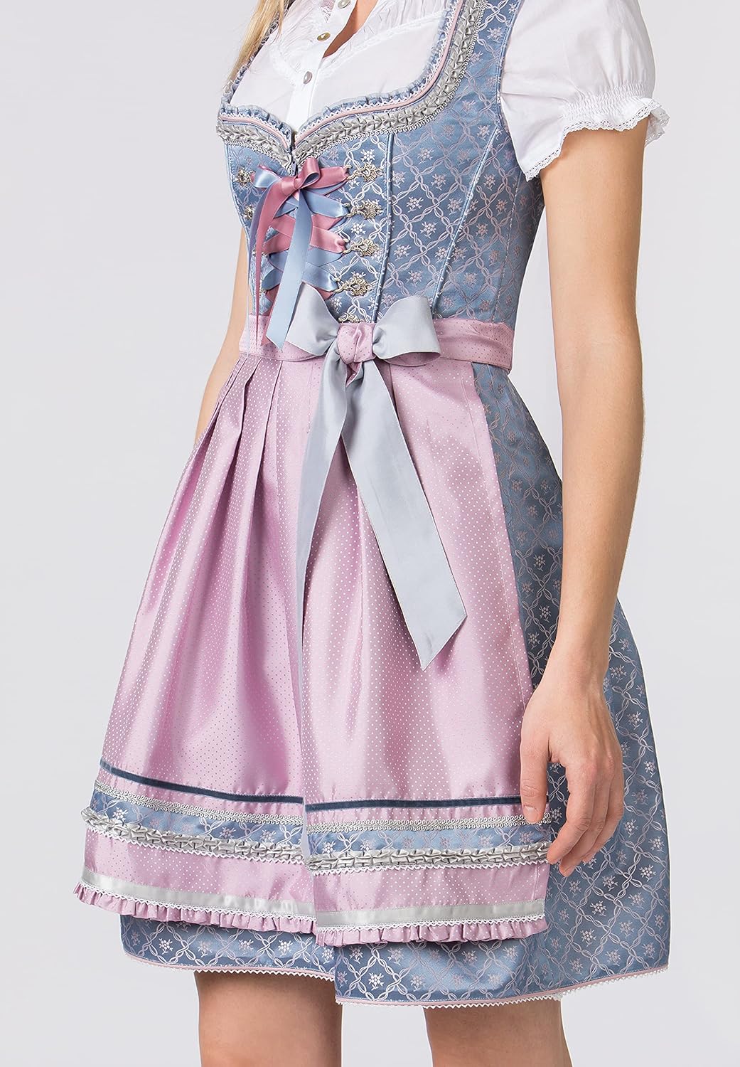 Stockerpoint Damen Lulu Kleid 32 Hellblau, 32 Hellblau