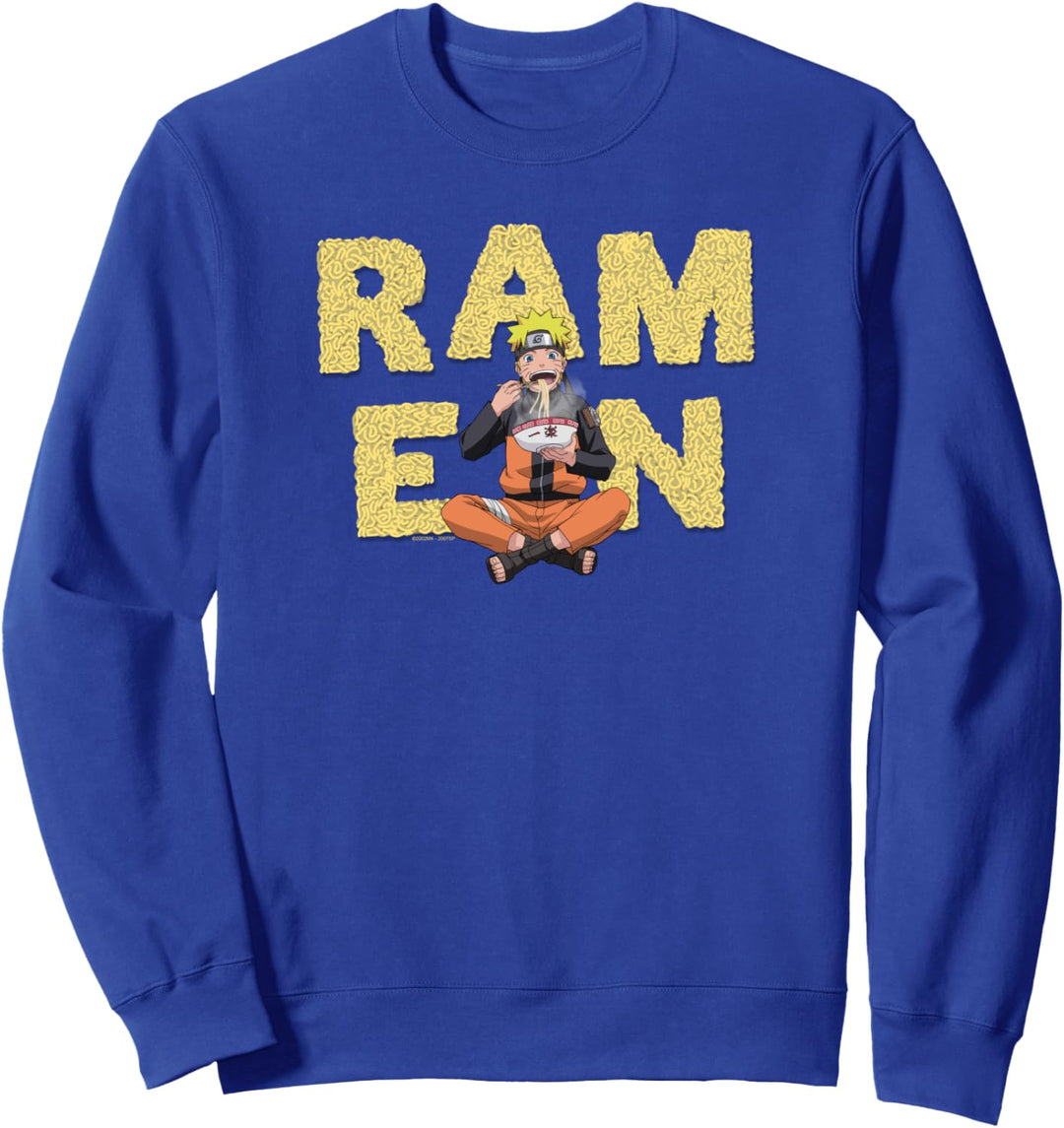 Naruto Shippuden Ramen Nudel Buchstaben Sweatshirt