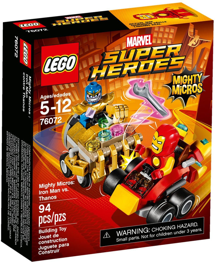 LEGO Marvel Super Heroes 76072 - Mighty Micros: Iron Man Verses Thanos 76072 Iron Man vs. Thanos, 76