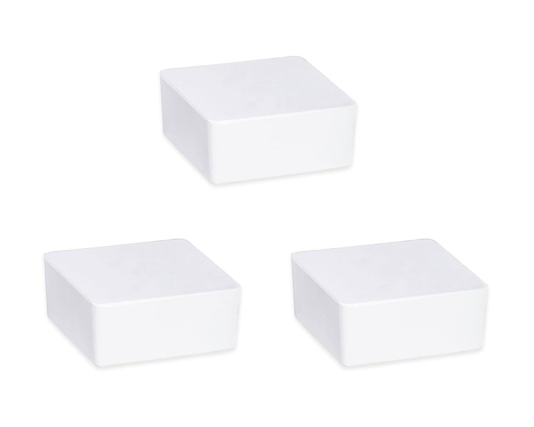 WENKO Nachfüller Raumentfeuchter Cube, 3er Set 500 g Granulat-Block, reduziert Schimmel und Gerüche,