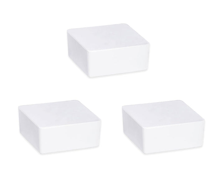WENKO Nachfüller Raumentfeuchter Cube, 3er Set 500 g Granulat-Block, reduziert Schimmel und Gerüche,