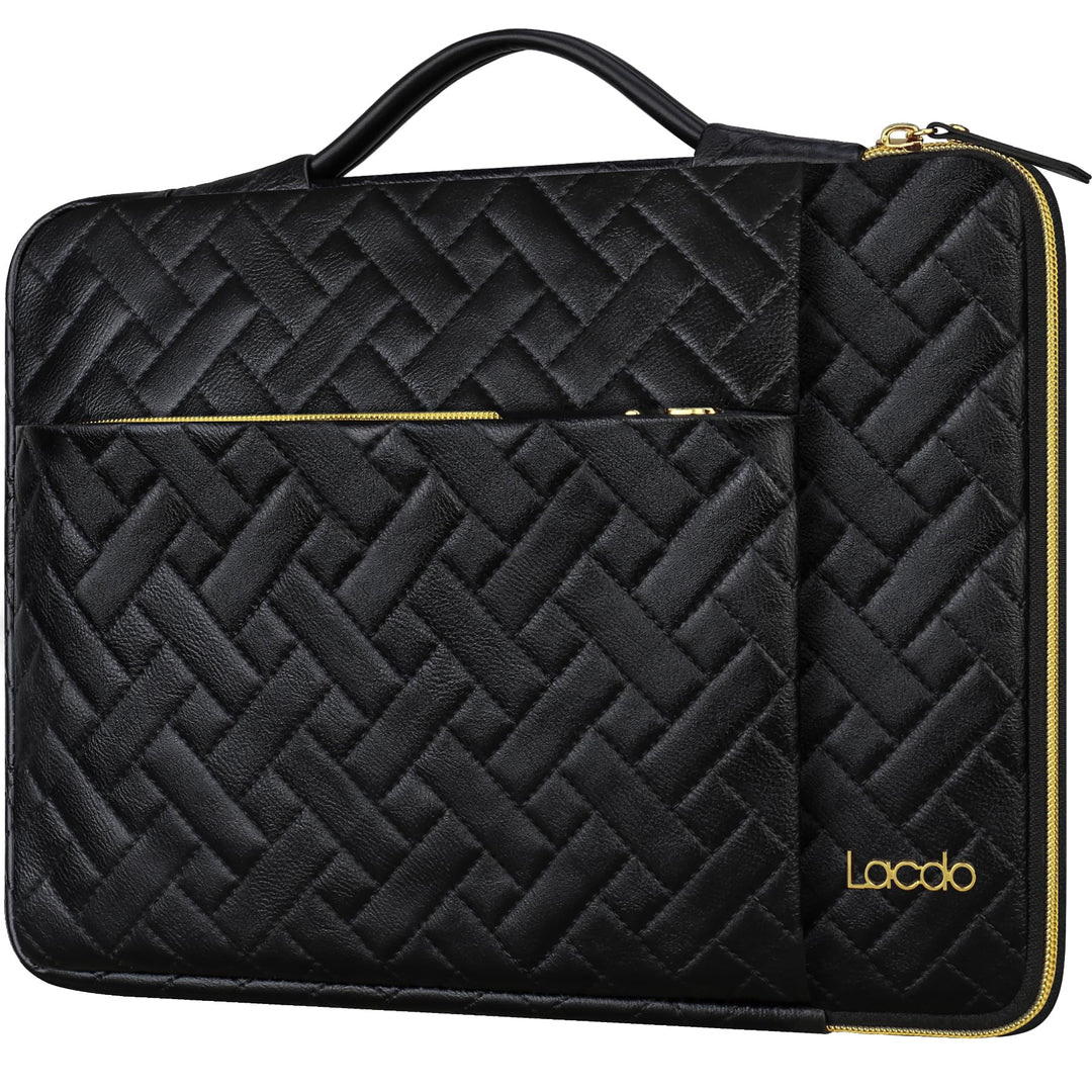 Lacdo 360° Laptop Tasche für 13" Neu MacBook Air M4 A3240 2025/M3 A3113/M2A2681/M1 A2337 2024-2018,