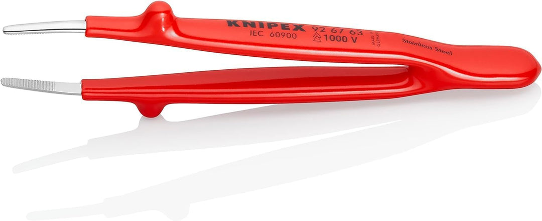Knipex Universalpinzette isoliert Glatt 145 mm 92 67 63