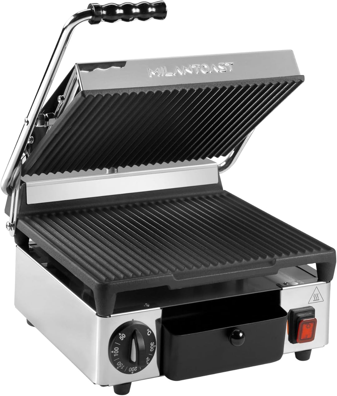 Kontaktgrill elektrisch beidseitig geriffelt