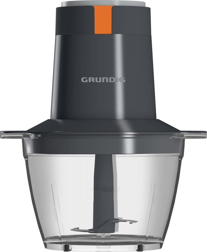 Grundig CH 5320 Multi-Zerkleinerer, 500 Watt, 2 Edelstahlmesser, 0,5 l Glasbehälter, 2 Stufen, Anti-