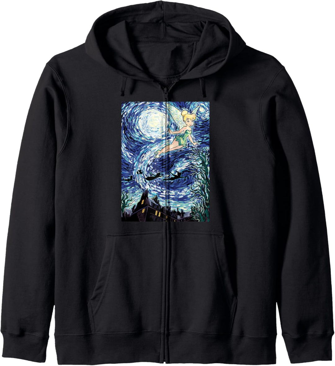 Disney Peter Pan Tinker Bell Starry Night Portrait Kapuzenjacke
