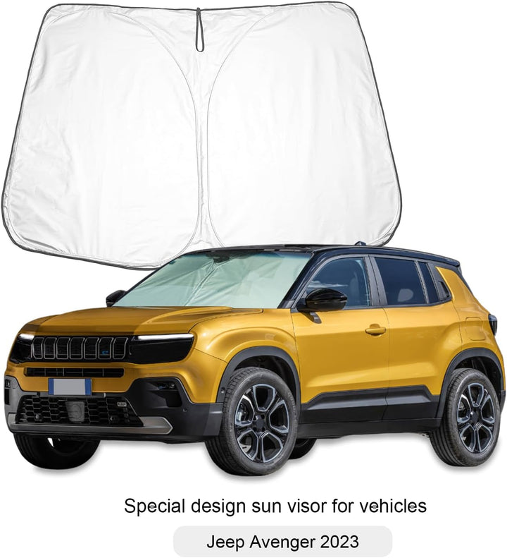 BIXUAN Avenger 2024 Sonnenschutz kompatibel mit Jeep Avenger 2023 Windschutzscheibe für Mokka B Mokk