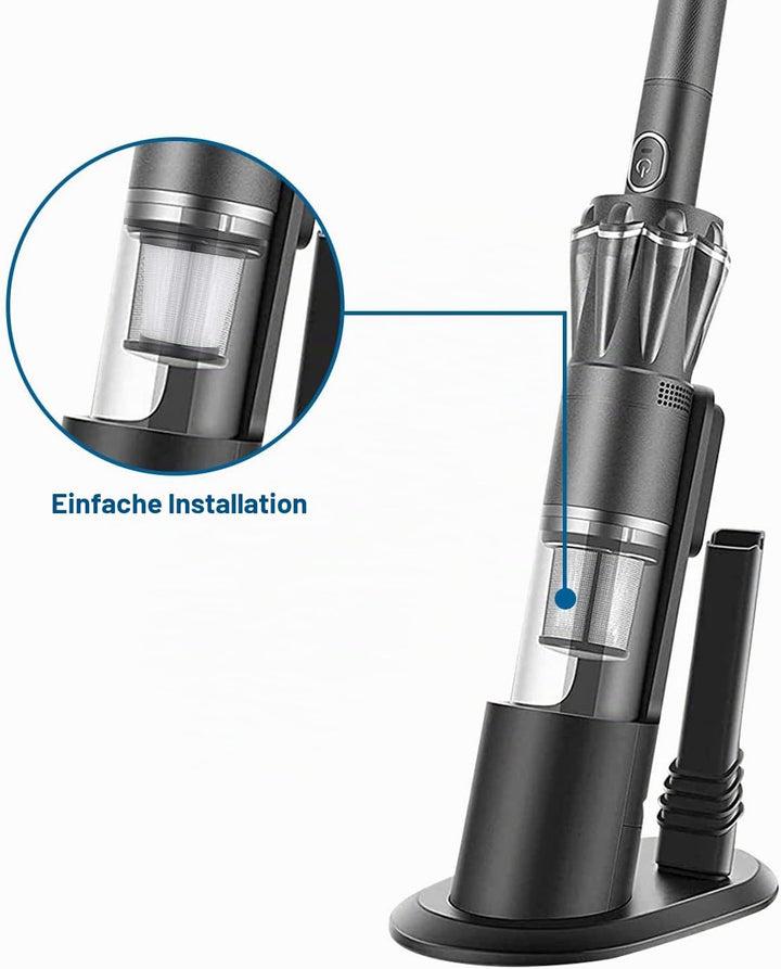 6 Stück HEPA-Filter für MOOSOO K12, K12 Pro, K13 kabelloser Staubsauger, für Genius Invictus One 1.0