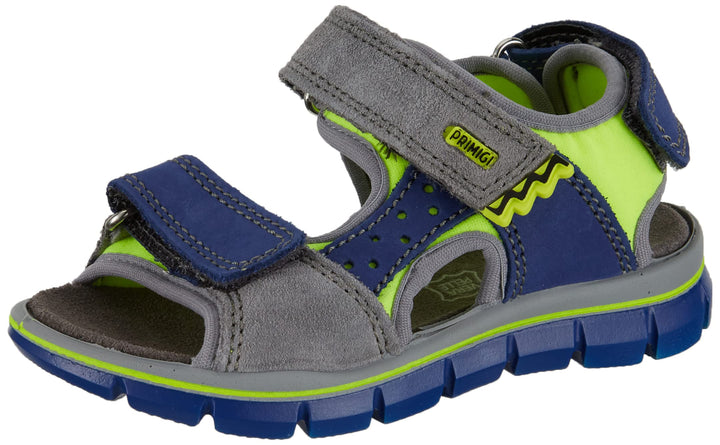 PRIMIGI Jungen Tevez Durchgängies Plateau Sandalen, Blau Grau