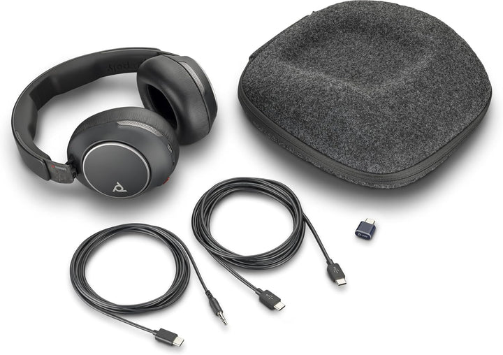 VOYAGER SURROUND 80 UC,USB-C, USB-C/A ADAPTER, (VS80T, BT700C), BLACK, WW