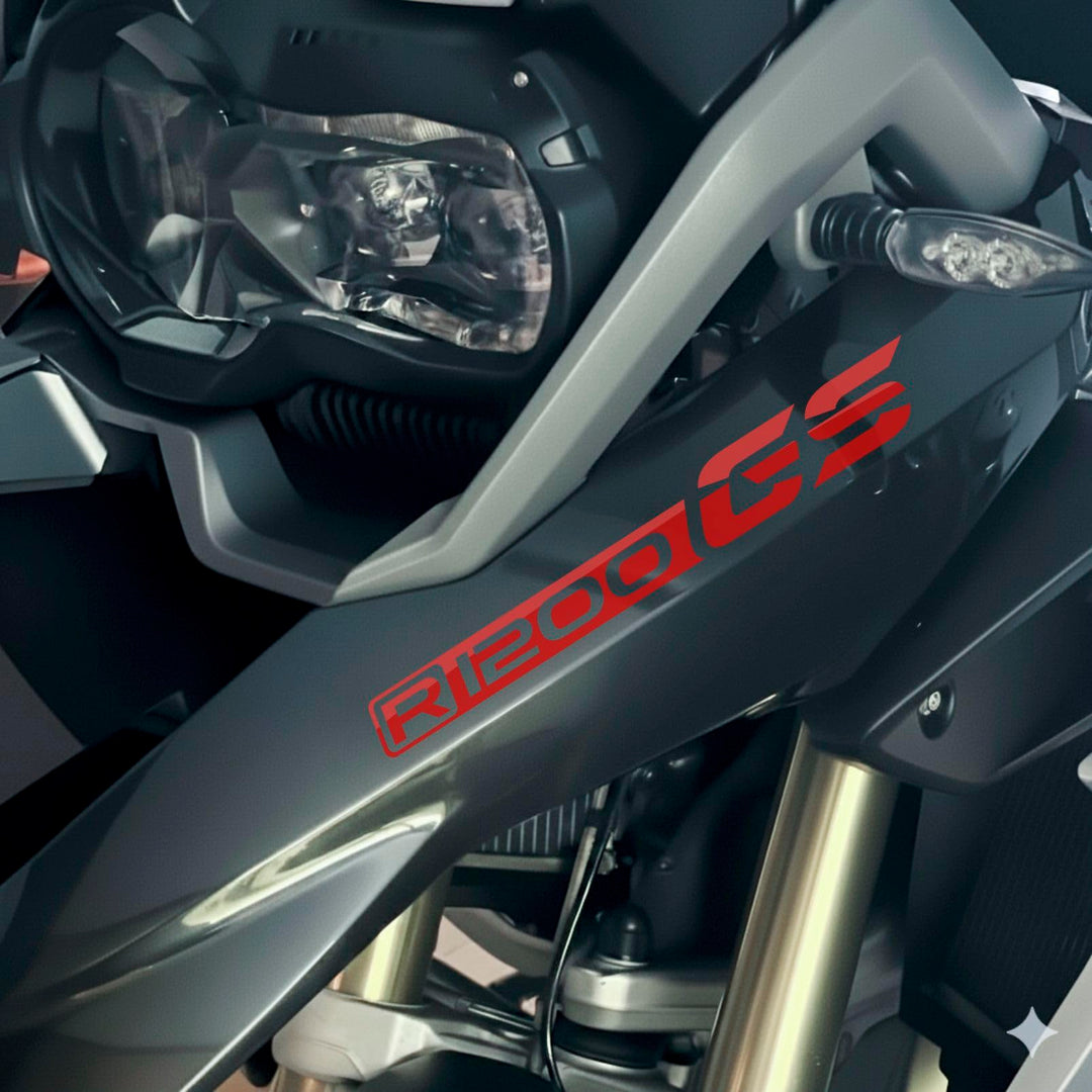 Black Doves Graphics – 2 Tankschnabel-Aufkleber kompatibel mit BMW R 1200 GS und Adventure (rot), Ro
