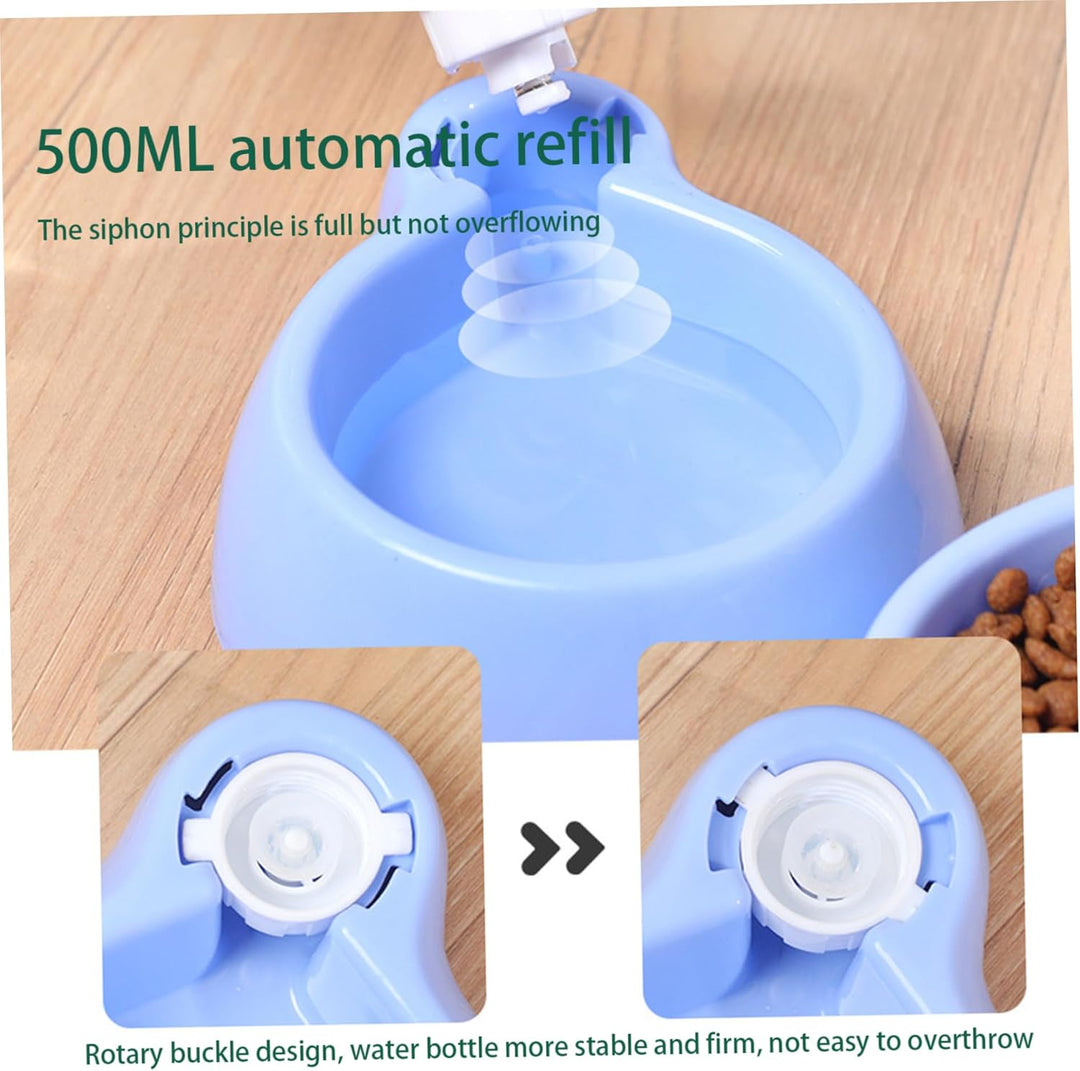 Automatische Feeder- und Wasserer -Set, 2pcs Automatische Haustierfutterleute Small & Medium Haustie