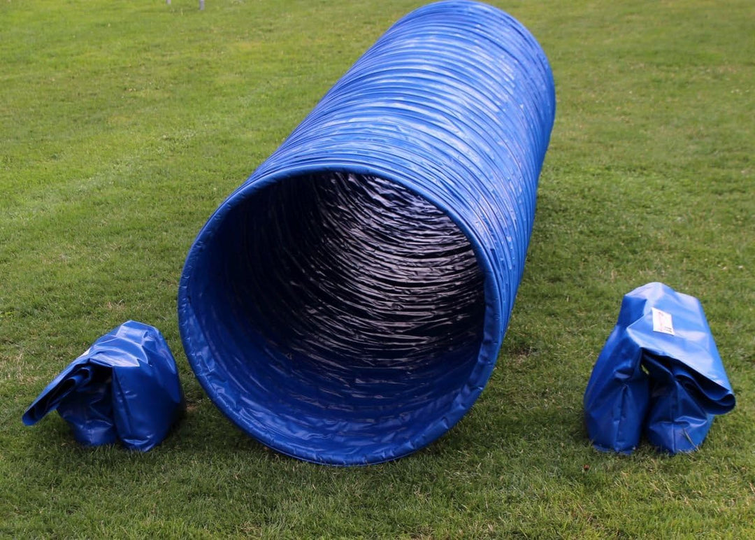 Callieway® Dog Agility Tunnel Profi Hunde Tunnel Agility Gerät (Stützsandsäcke bereits inklusive) (6