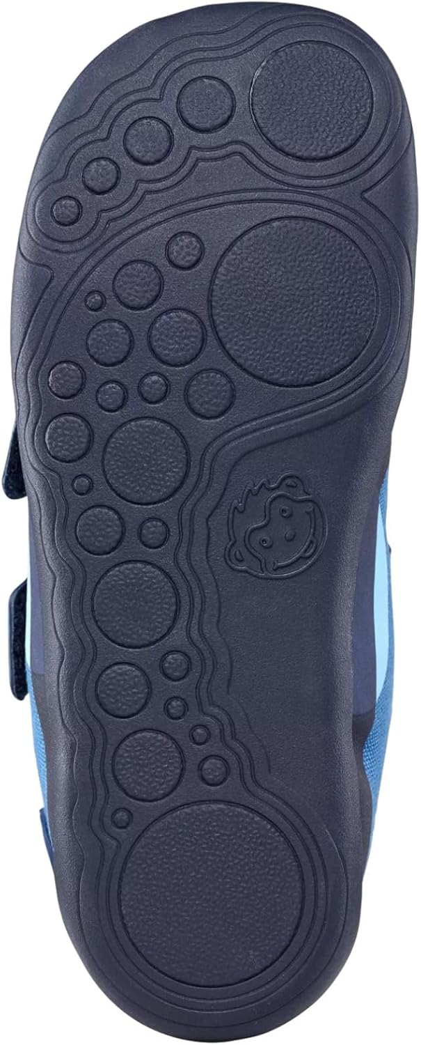 Affenzahn Barfussschuh Baumwolle Lucky Klettverschluss Vegan rutschfest Flexibel Reflektierend für
