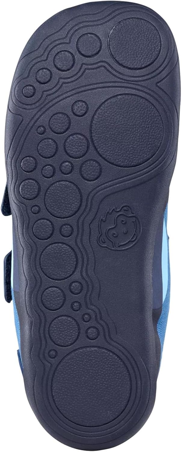 Affenzahn Halbschuh Baumwolle Lucky 21 EU Bär Blau, 21 EU Bär Blau