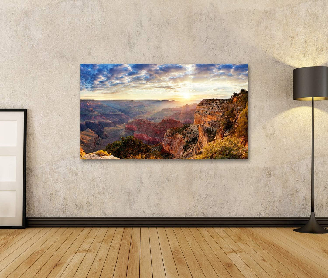 islandburner Bild auf Leinwand Grand Canyon Sonnenaufgang Arizona Usa Bilder Wandbilder Poster, Lein