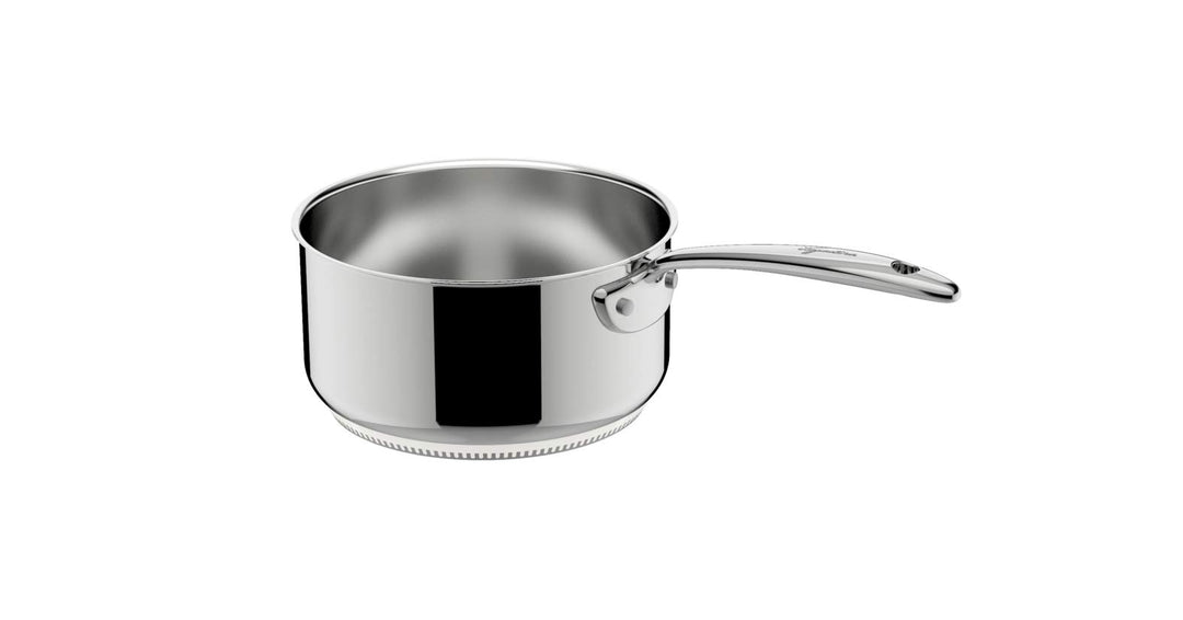 Lagostina Accademia Lagofusion Tiefe Kasserolle aus Edelstahl 18/10 mit Langem Griff, 20 cm Ø, Topf