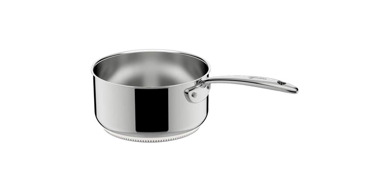 Lagostina Accademia Lagofusion Tiefe Kasserolle aus Edelstahl 18/10 mit Langem Griff, 20 cm Ø, Topf