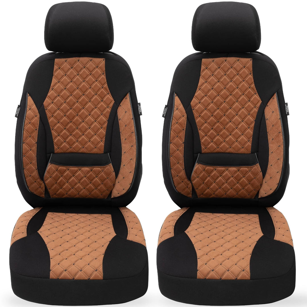 BREMER SITZBEZÜGE Mass Sitzbezüge Schonbezüge für Mercedes GLK X204 TK611 TK611 - Schokobraun / Schw