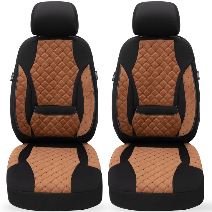 BREMER SITZBEZÜGE Mass Sitzbezüge Schonbezüge für Mercedes GLK X204 TK611 TK611 - Schokobraun / Schw