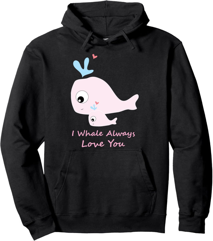 Ich Wal liebe dich immer Jahrestag Beziehung Familienliebe Pullover Hoodie