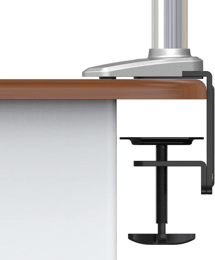 DIGITUS Monitorhalterung - Klemme & Gasdruckfeder - 2 Monitore - Bis 27 Zoll - Bis 2x 8 kg - VESA 75