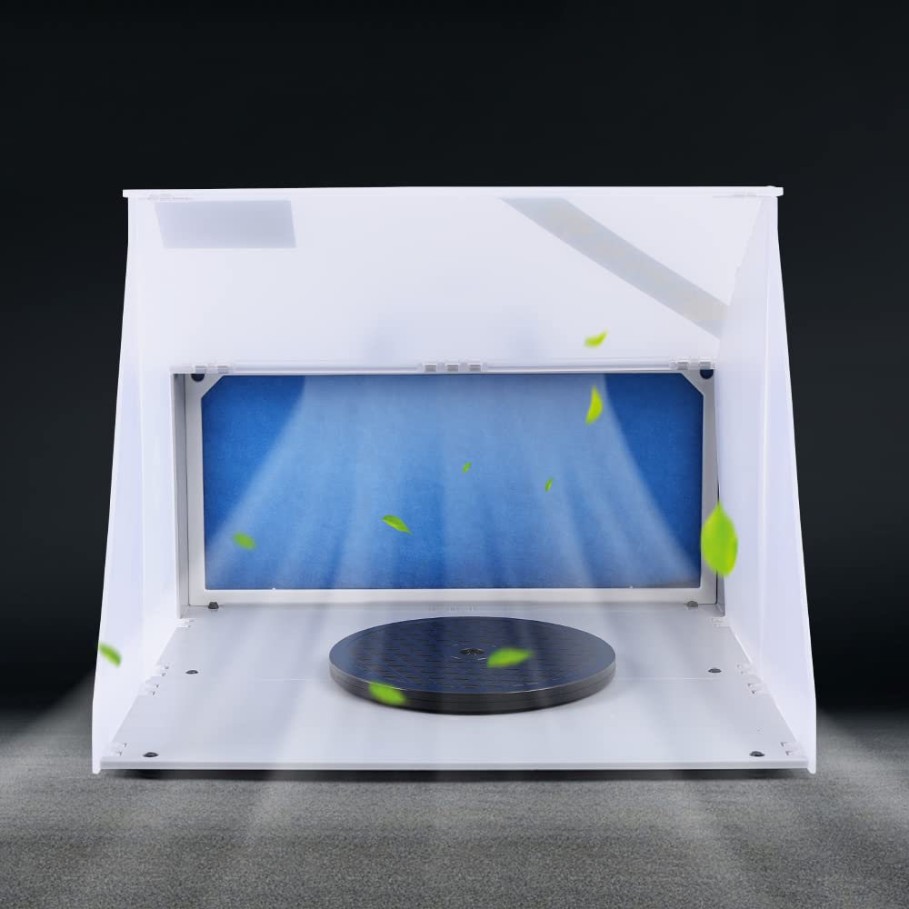 Airbrush Kabine Mini Absauganlage Spritzkabine Lackierkabine SprüHbox Absaugkabine SprüHkabine Filte