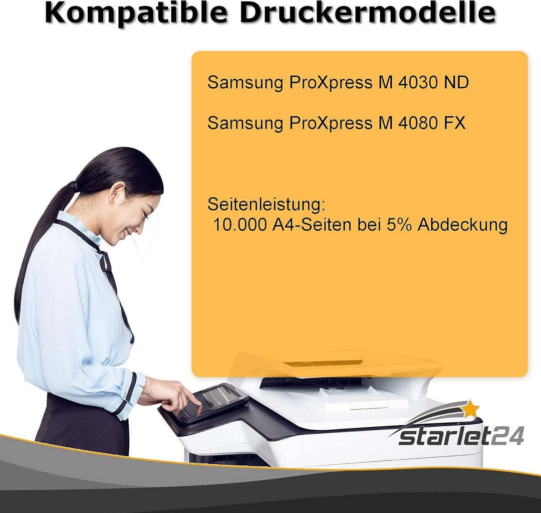 1x Toner ersetzt MLT-D201S für Samsung ProXpress M 4030 ND Samsung ProXpress M 4080 FX | 10.000 Seit