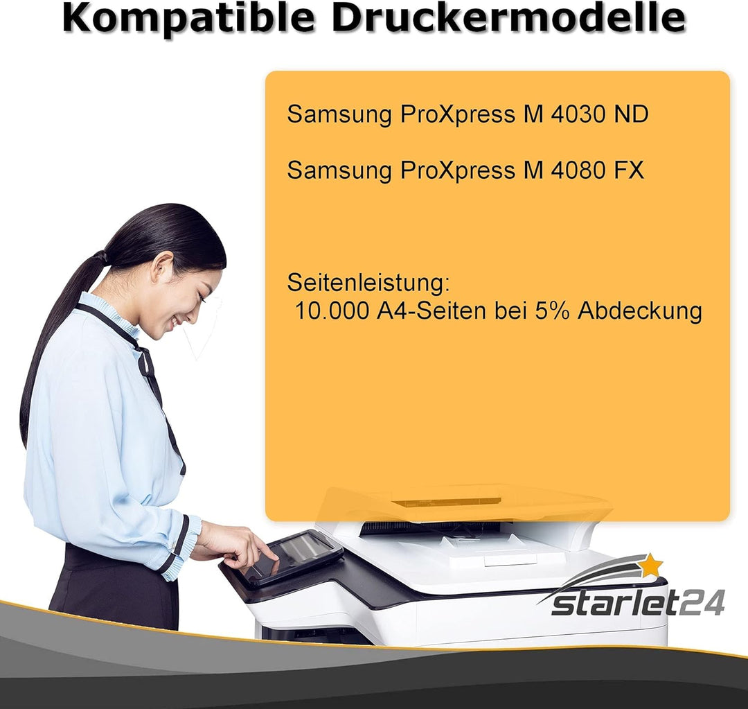 2X Toner ersetzt MLT-D201S für Samsung ProXpress M 4030 ND Samsung ProXpress M 4080 FX | 10.000 Seit