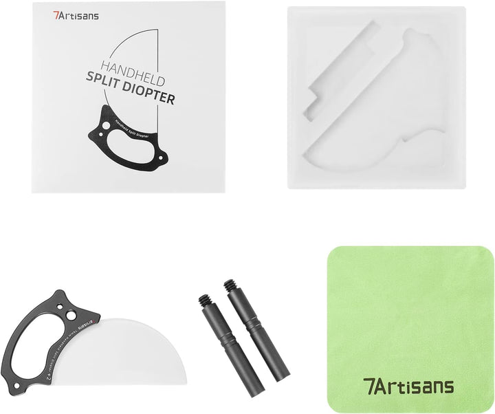 7artisans Handheld Split Dioptrien Lens Filter, Universal Glass Camera Filter Accessories Special Ef