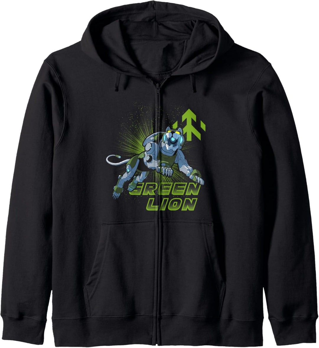 Voltron: Legendary Defender Green Lion Logo Kapuzenjacke