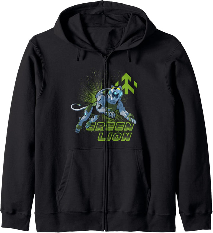 Voltron: Legendary Defender Green Lion Logo Kapuzenjacke
