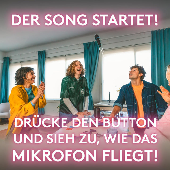Hitster Flying Mic – Partyspiel für Erwachsene mit 225 Challenges