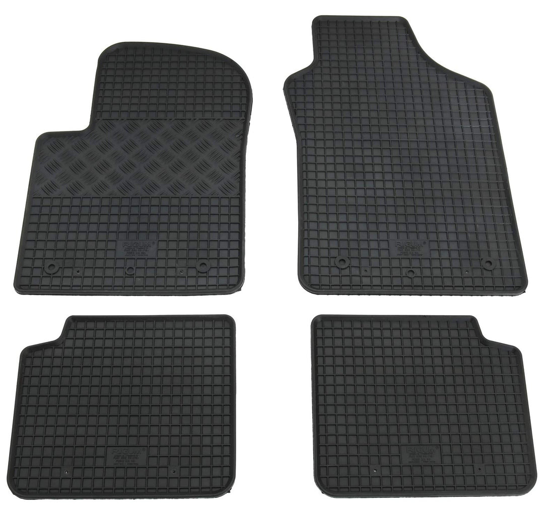 AD Tuning RI900675 Gummifussmatten Set, 4-teilig, Gummi Fussmatten