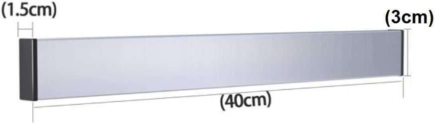 2er Set Magnetleiste selbstklebend 40cm - Messerleiste Edelstahl Ohne Bohren | Magnetschiene für Wer