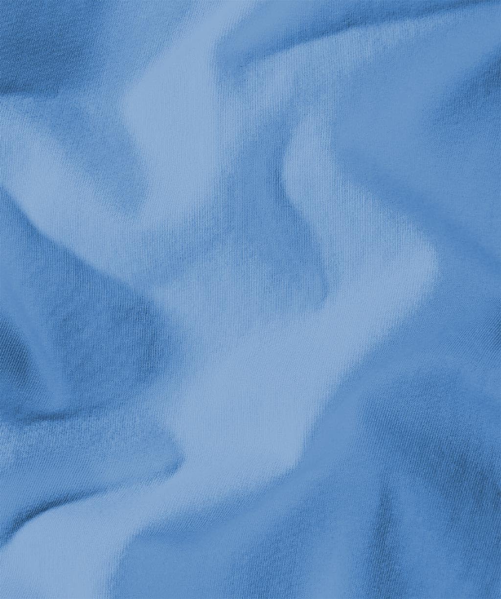 fleuresse Comfort Spannbettlaken, 96% Baumwolle, 4% Elasthan, Mittelblau, 200 x 200 cm 200 x 200 cm